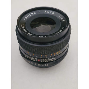 KAMERO Auto  35mm f28 Wide Angle lens with case No. 71827